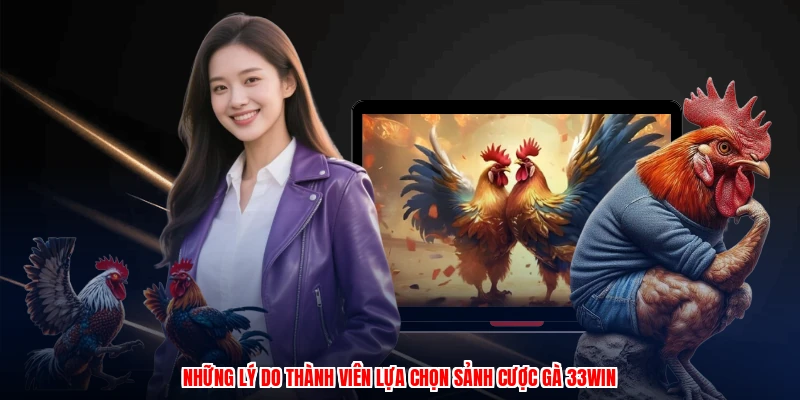Những lý do thành viên lựa chọn sảnh cược gà 33Win