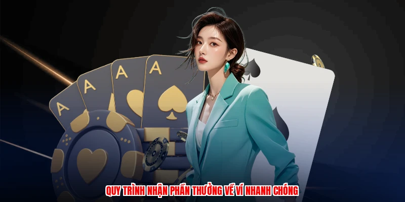 Quy trình nhận phần thưởng về ví nhanh chóng