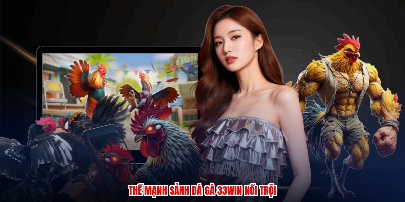 Thế mạnh sảnh đá gà 33Win nổi trội