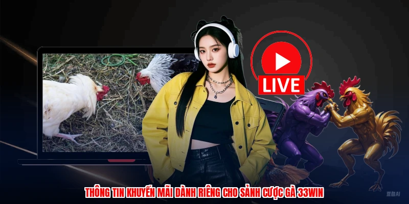 Thông tin khuyến mãi dành riêng cho sảnh cược gà 33Win